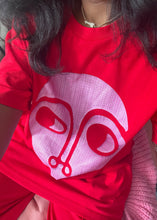 Load image into Gallery viewer, Pink Emb Almond Eye T-shirt