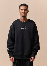 Load image into Gallery viewer, Black Almond Eye Oversized Sweatshirt