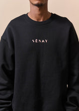 Load image into Gallery viewer, Black Almond Eye Oversized Sweatshirt