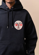 Load image into Gallery viewer, Black Almond Eye Hoodie I
