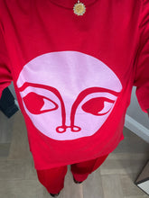 Load image into Gallery viewer, Pink Printed Almond Eye T-shirt