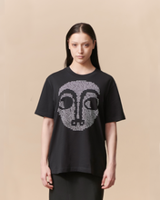 Load image into Gallery viewer, Black Almond Eye Wisdom T-shirt
