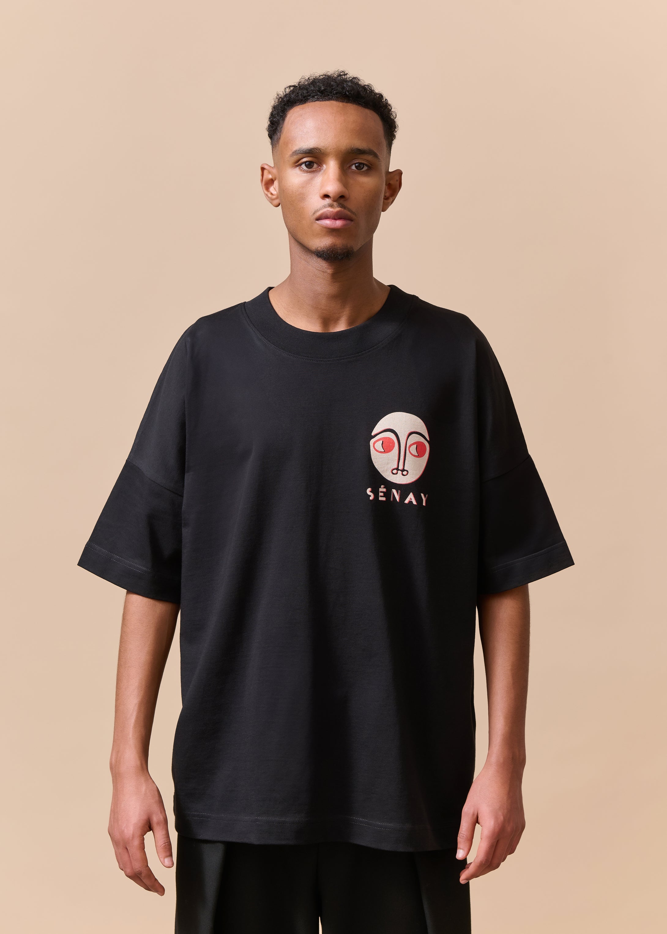 Black Almond Eye Oversized T-shirt II