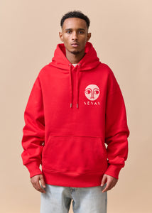 Red Almond Eye Hoodie