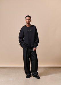 Black Almond Eye Oversized Sweatshirt